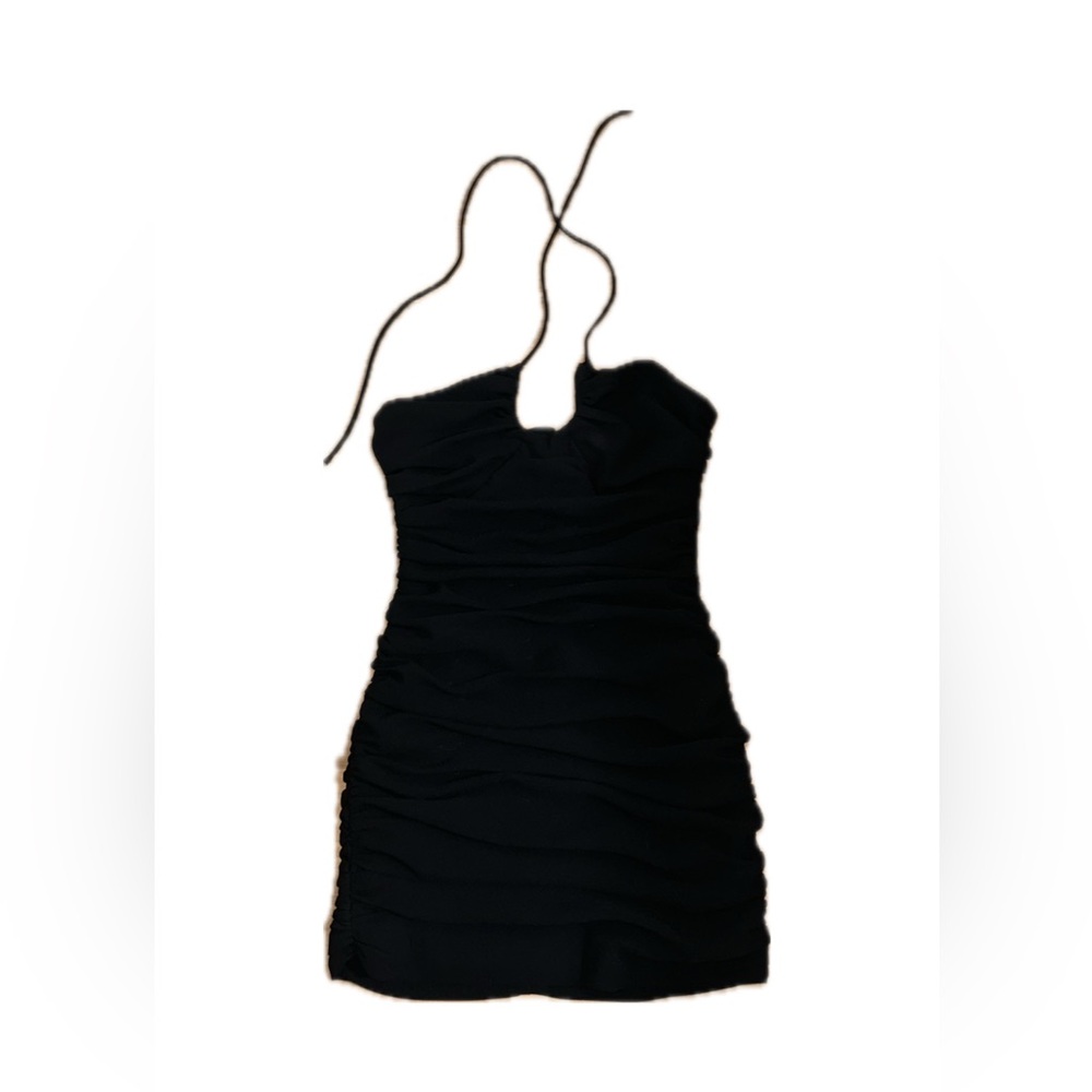 Zara Black Halter Dress
